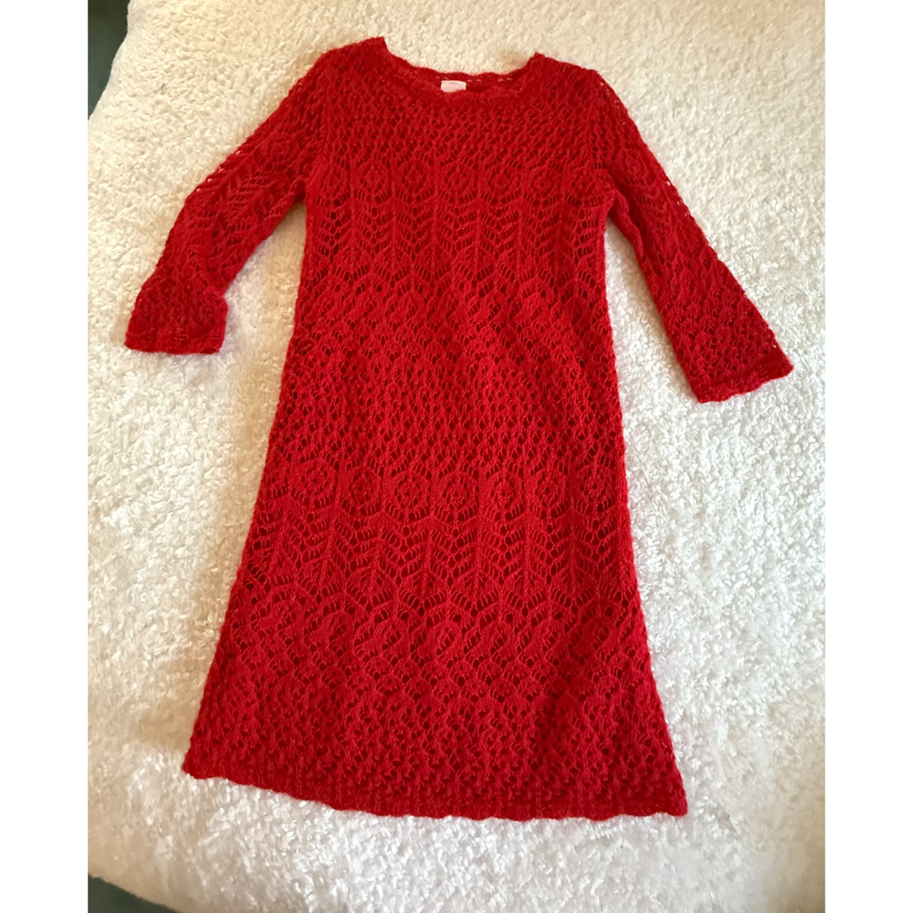 Girl Dress Size 6 Dress LOT Sweater Dress Fleece Long Sleeve Comfort Colorful - Picture 3 of 9